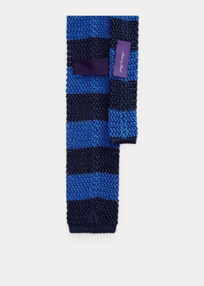 Laços Ralph Lauren Striped Knit Silk Homem 59726-GWHJ